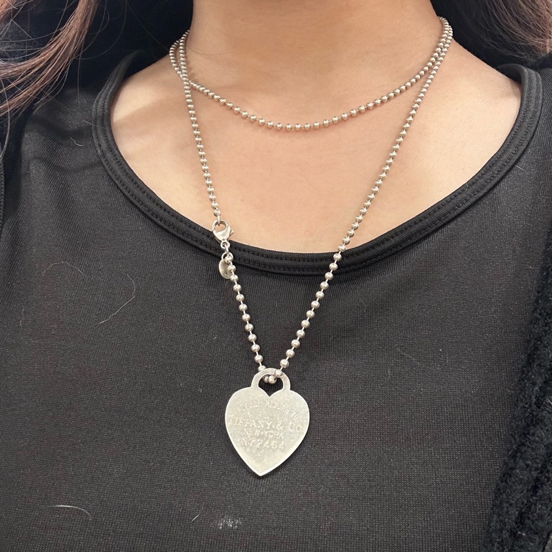 TIFFANY & CO.  Return to Tiffany™ 925純銀愛心項鍊-4
