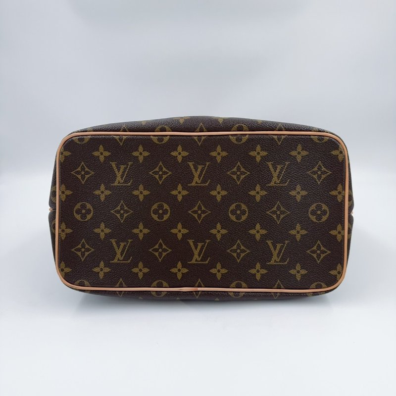 LV原花抓皺PALERMO PM手提肩背包M40145-7