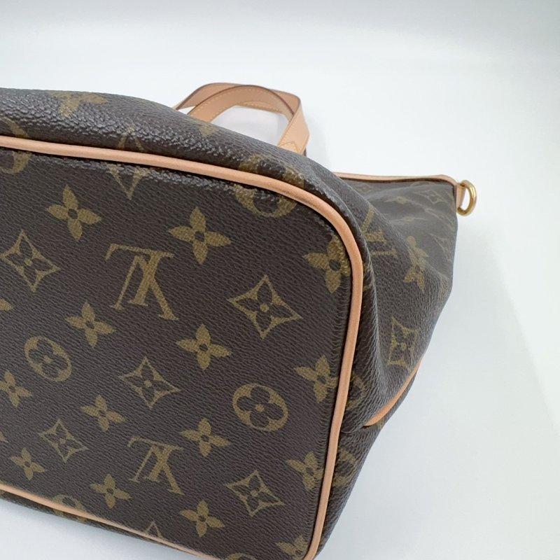 LV原花抓皺PALERMO PM手提肩背包M40145-11