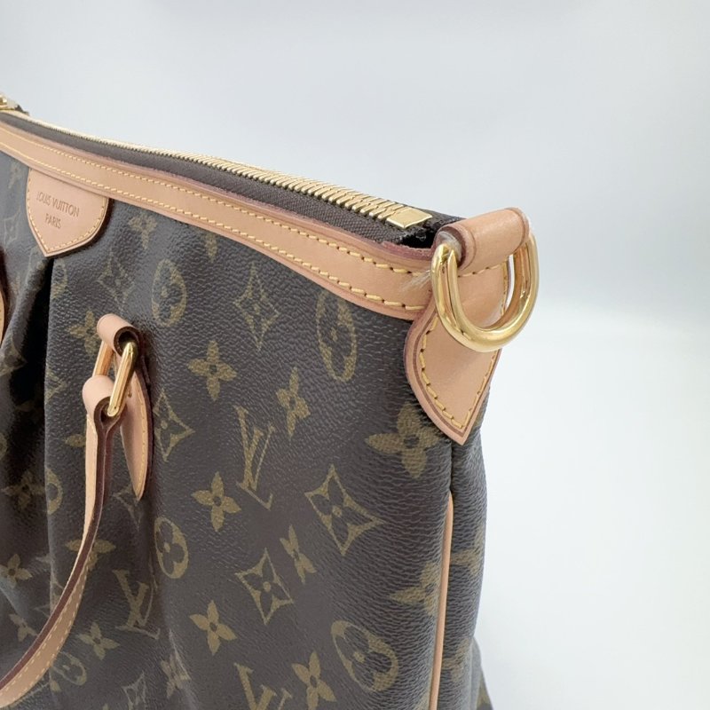 LV原花抓皺PALERMO PM手提肩背包M40145-16