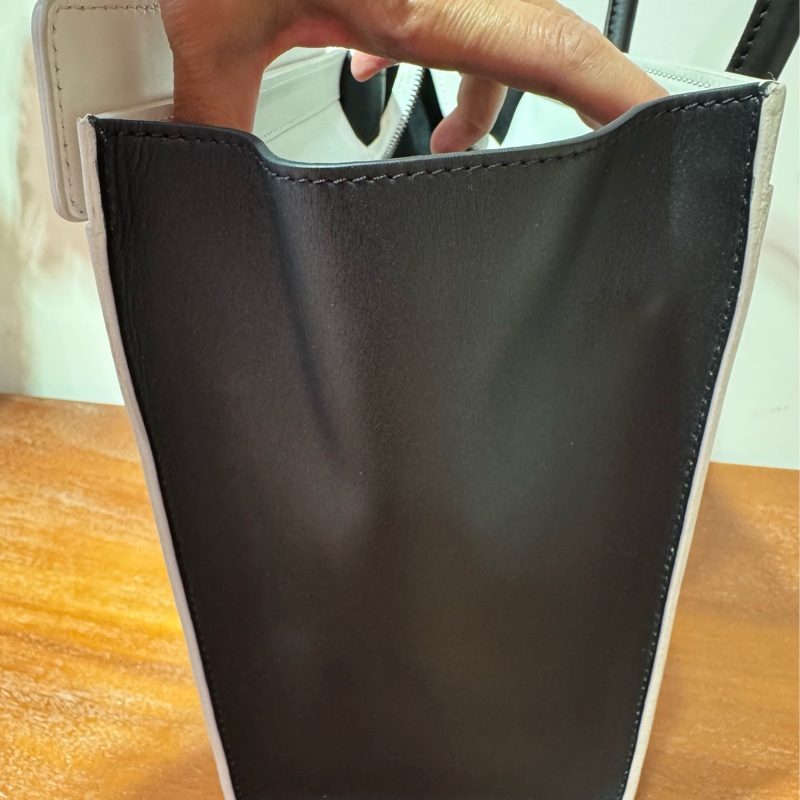 CELINE Micro Luggage 白色/黑色/紅色 牛皮-13