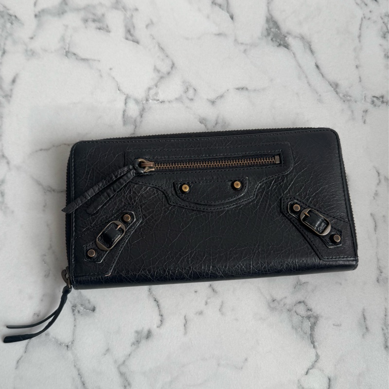 Balenciaga 黑色city機車包長夾🫶超經典價格甜🫶-0