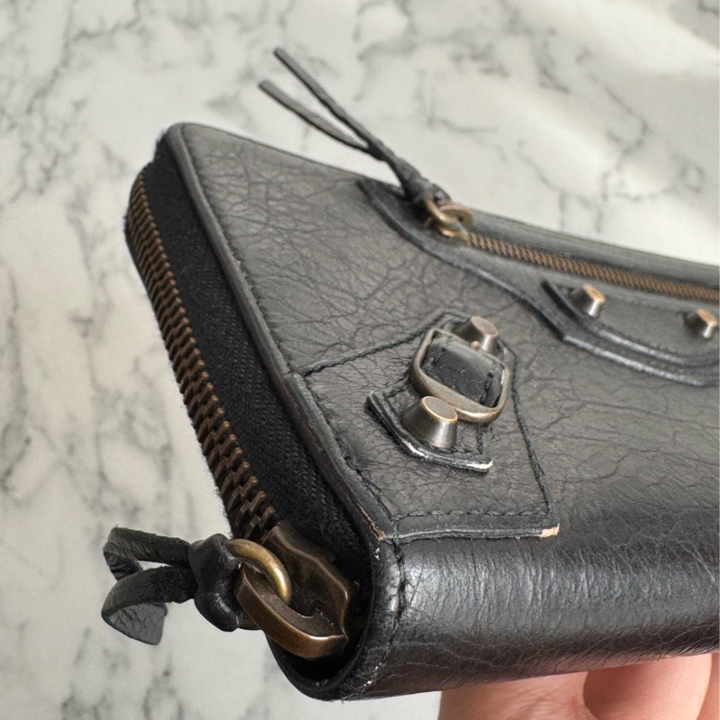 Balenciaga 黑色city機車包長夾🫶超經典價格甜🫶-7