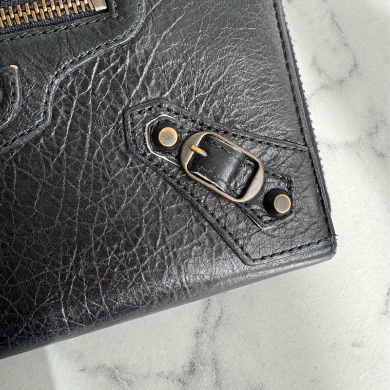 Balenciaga 黑色city機車包長夾🫶超經典價格甜🫶-15