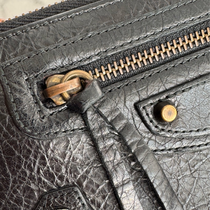 Balenciaga 黑色city機車包長夾🫶超經典價格甜🫶-16