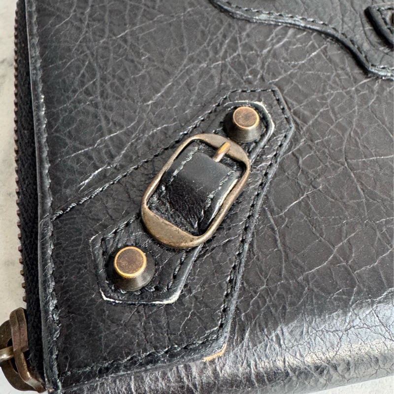 Balenciaga 黑色city機車包長夾🫶超經典價格甜🫶-36