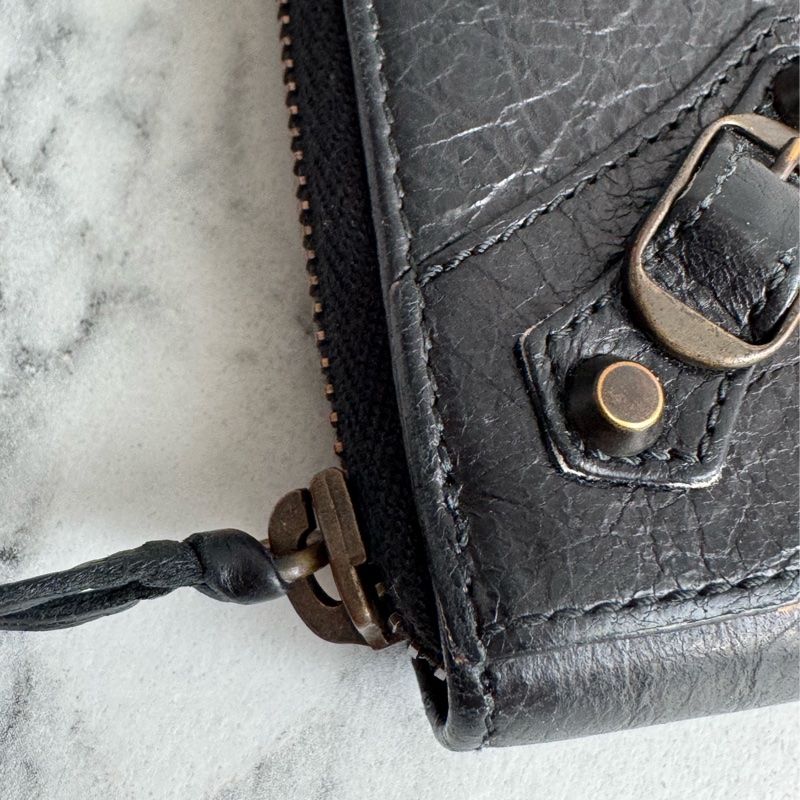 Balenciaga 黑色city機車包長夾🫶超經典價格甜🫶-37