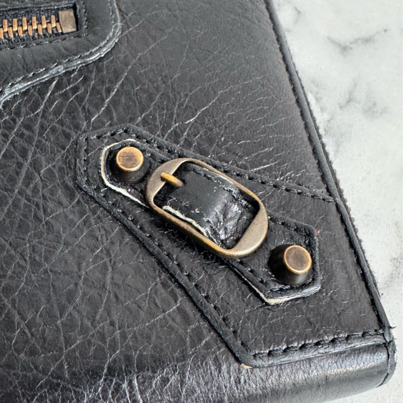 Balenciaga 黑色city機車包長夾🫶超經典價格甜🫶-38