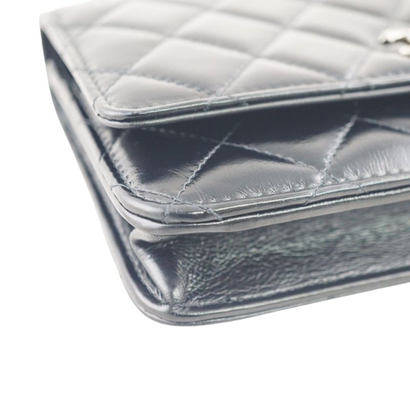 CHANEL 香奈兒 水鑽手柄鍊帶皮夾 WOC 斜背包 肩背包(芯片款/附購證)-7