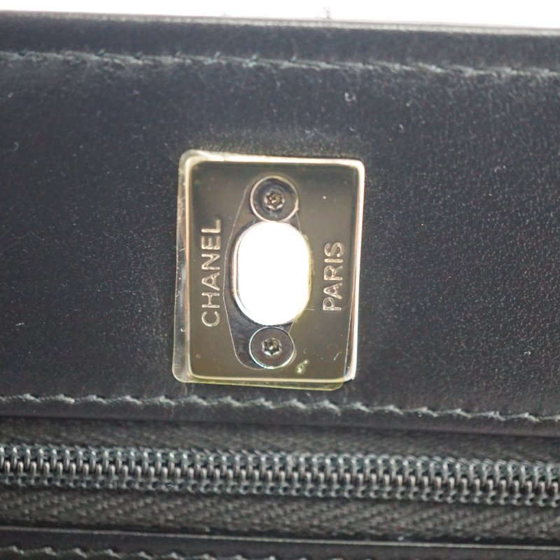 CHANEL 香奈兒 水鑽手柄鍊帶皮夾 WOC 斜背包 肩背包(芯片款/附購證)-14