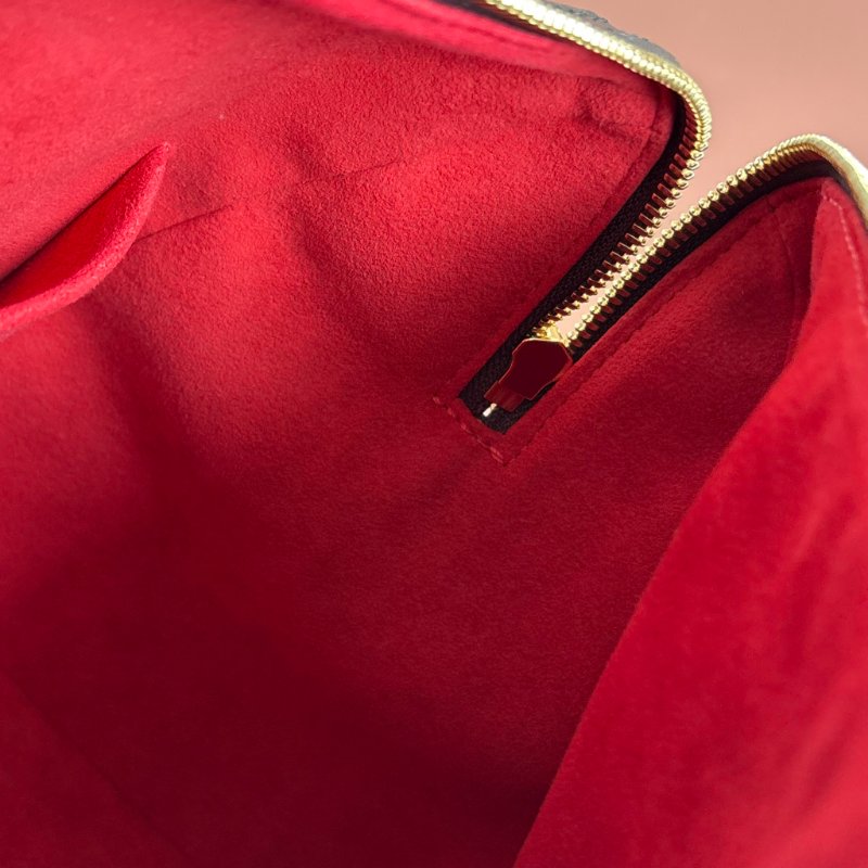 ::LOUIS VUITTON:: LV N52000 BERKELEY 咖啡色棋盤格手提包 波士頓包-31