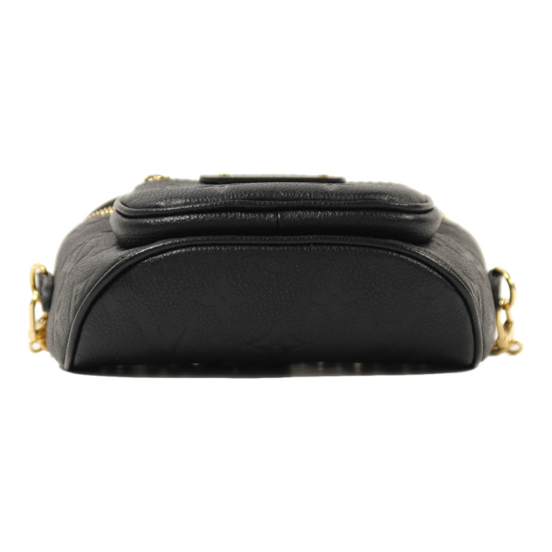 LOUIS VUITTON Monogram Empreinte Mini Bumbag金扣手挽肩背兩用袋-3