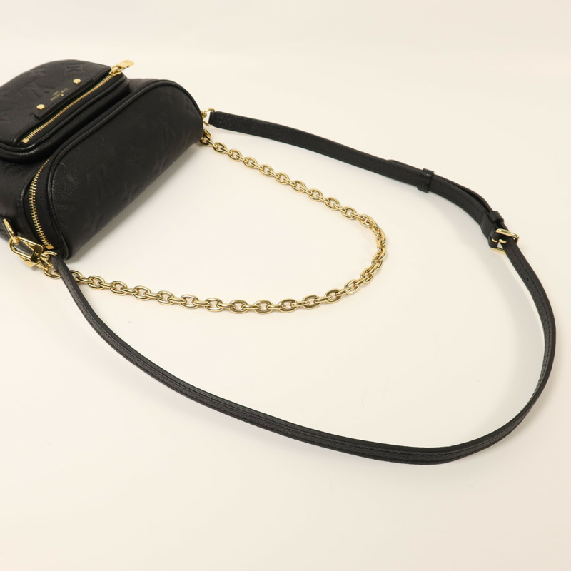 LOUIS VUITTON Monogram Empreinte Mini Bumbag金扣手挽肩背兩用袋-6