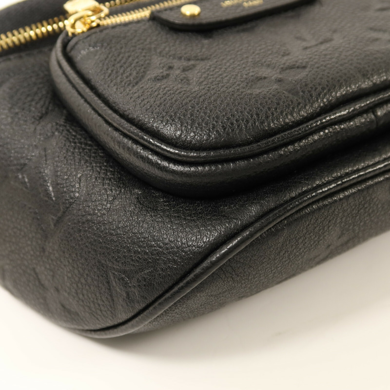 LOUIS VUITTON Monogram Empreinte Mini Bumbag金扣手挽肩背兩用袋-8