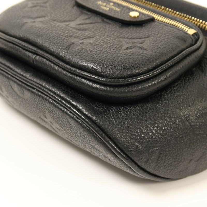 LOUIS VUITTON Monogram Empreinte Mini Bumbag金扣手挽肩背兩用袋-9