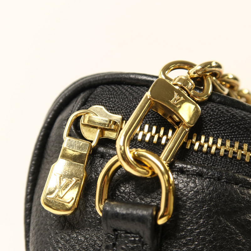 LOUIS VUITTON Monogram Empreinte Mini Bumbag金扣手挽肩背兩用袋-13