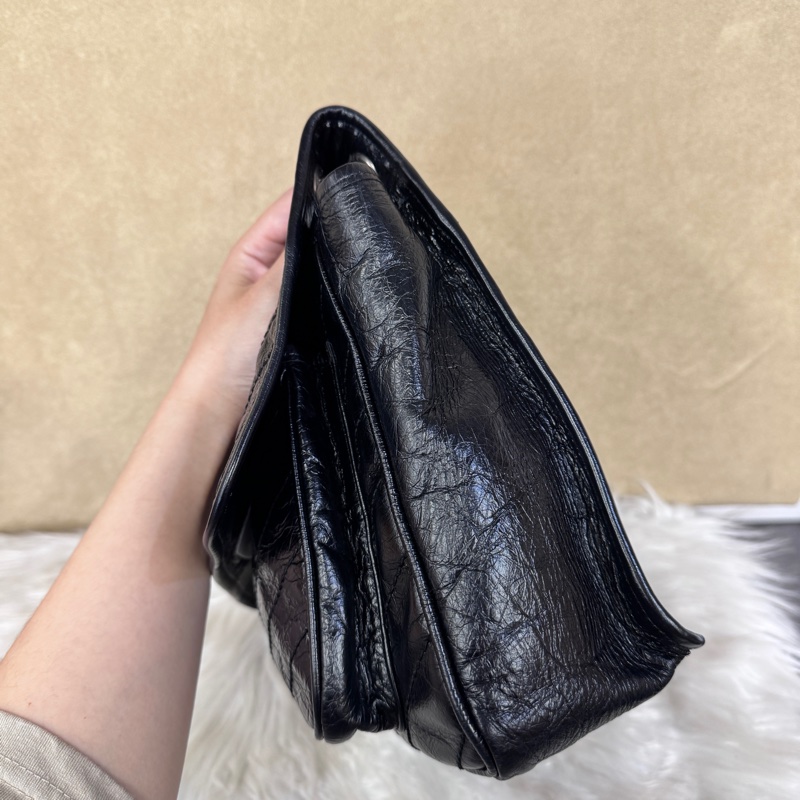 YSL Niki中號 黑復刻牛皮-4