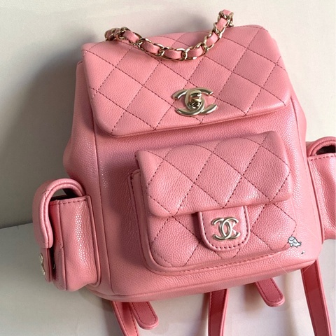 914intheair精品代購『全新閒置』Chanel 坦克雙肩包 duma 後背包 tank 炸彈包