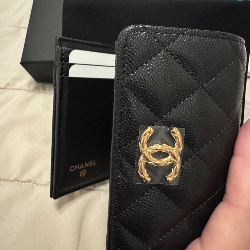 誠可議全配Chanel 26C 荔枝皮短夾-2