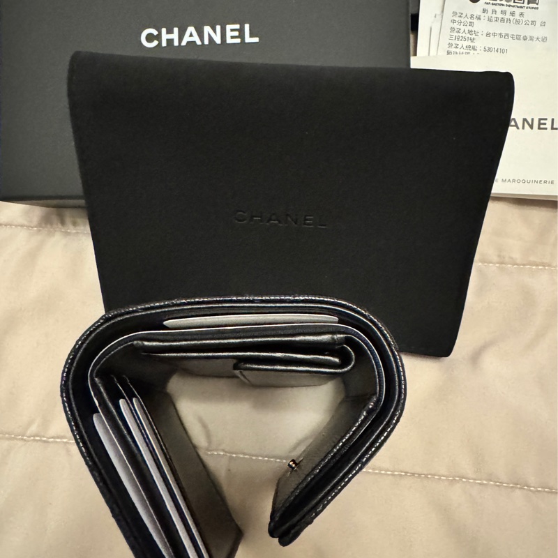 誠可議全配Chanel 26C 荔枝皮短夾-3