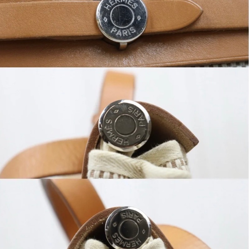 「JL精品代購」9新 Hermes 愛馬仕 herbag 兩包可替換-13
