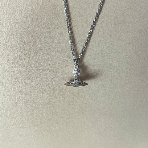 Vivienne Westwood Orb Pendant Necklace / Vivienne Westwood土星銀頸鏈 Orb Pendant Necklace