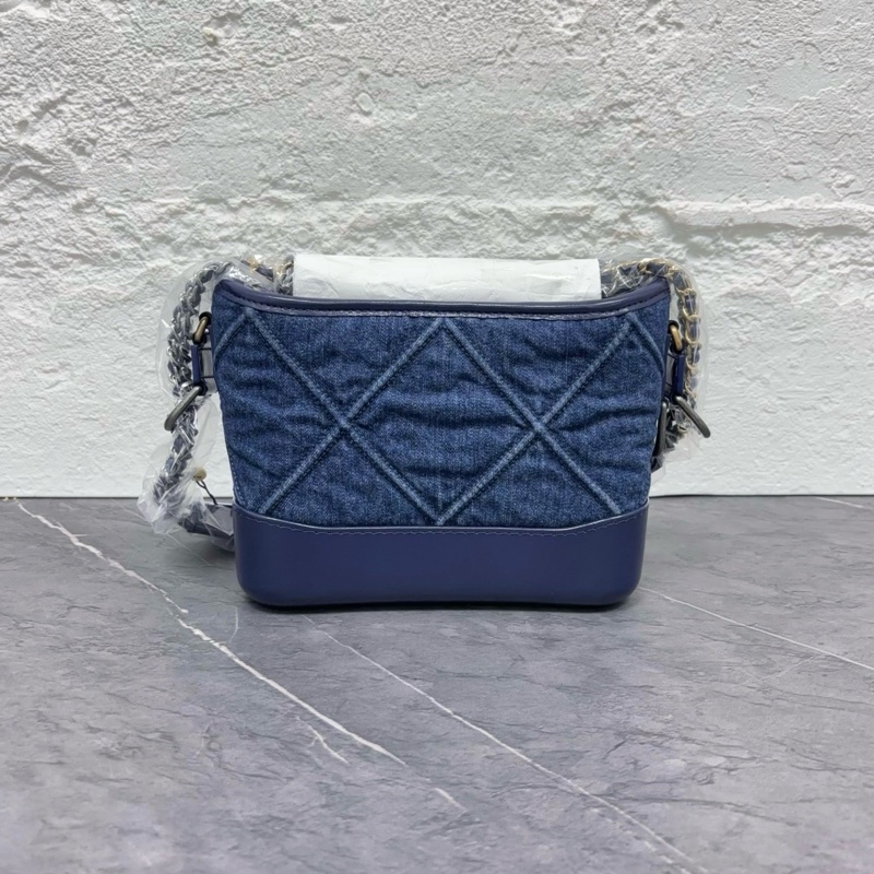 全新全配🈶購證❤️ 香奈兒 #牛仔 #字母手柄 #流浪包 #限量款 小號-5