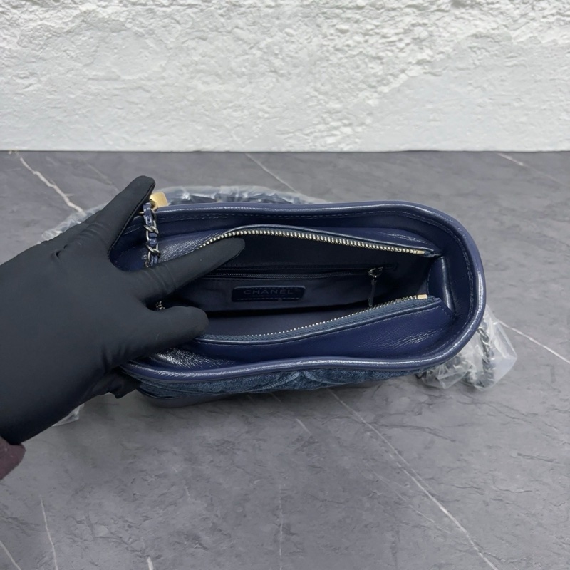 全新全配🈶購證❤️ 香奈兒 #牛仔 #字母手柄 #流浪包 #限量款 小號-7