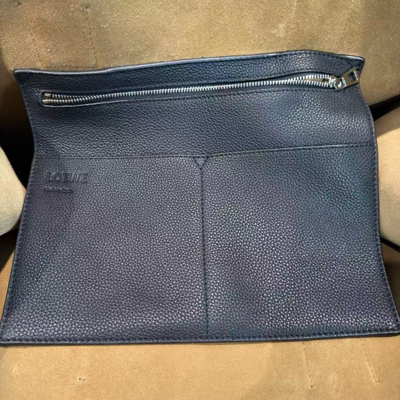 Loewe Buckle Zip托特包 黑色 柔軟粒面牛皮革tote-3