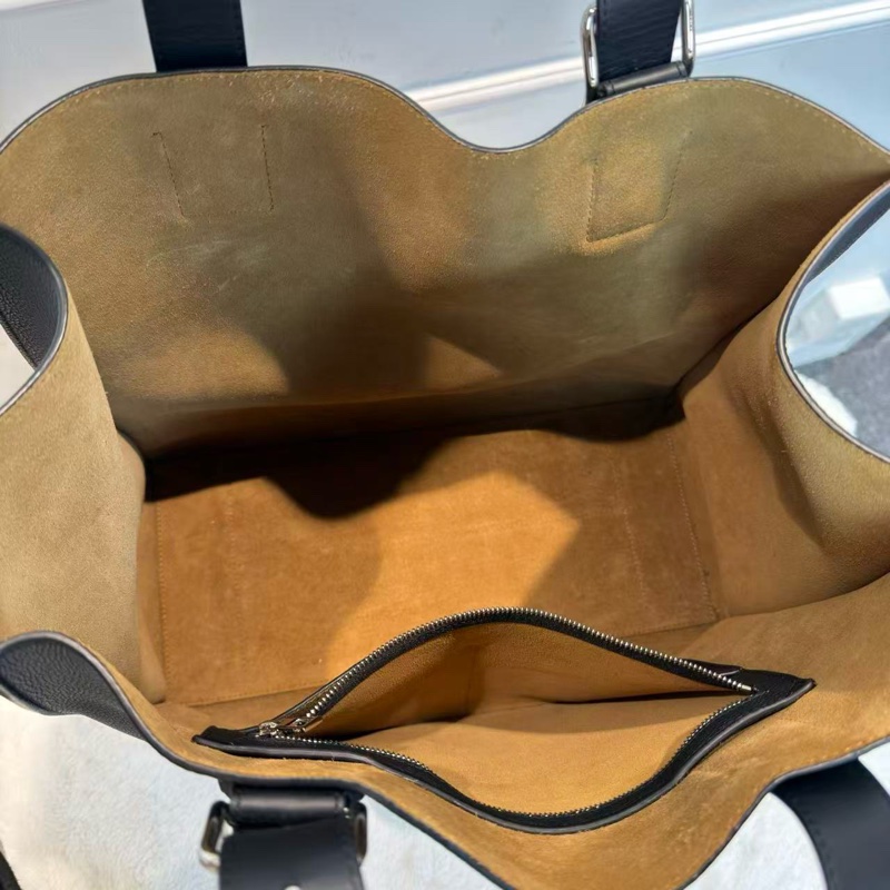 Loewe Buckle Zip托特包 黑色 柔軟粒面牛皮革tote-4