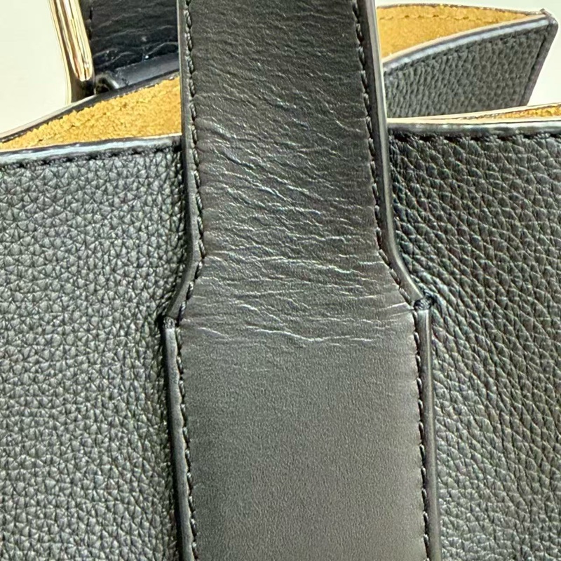 Loewe Buckle Zip托特包 黑色 柔軟粒面牛皮革tote-8