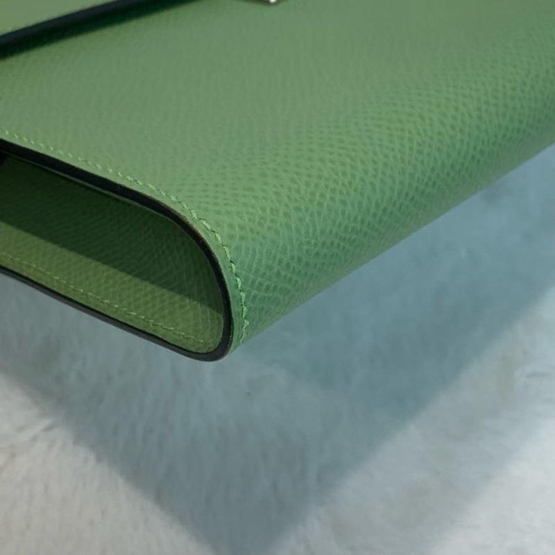 HERMES愛馬仕 Clic16  超溫柔牛油果綠色配銀扣🥑-6