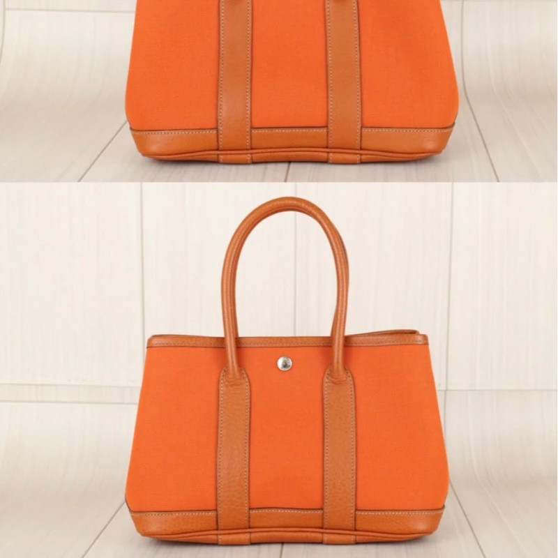 「JL精品代購」9新 Hermes 愛馬仕 party garden 花園23愛馬仕橘-3