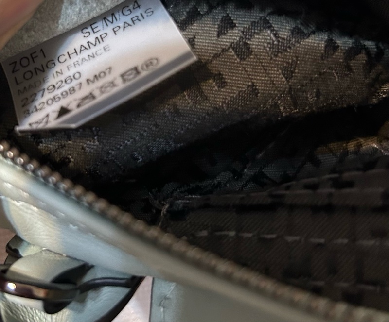 LONGCHAMP LE PLIAGE XTRA 系列牛皮水餃包/斜背/手提 XS鼠尾草綠 有防塵袋-23