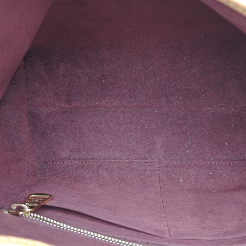 LOUIS VUITTON CARRYALL小號29配子袋老花PVC肩背包金扣晶片-5