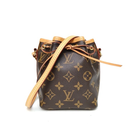 LOUIS VUITTON NOÉ水桶包Nano13老花PVC金扣肩背包2015