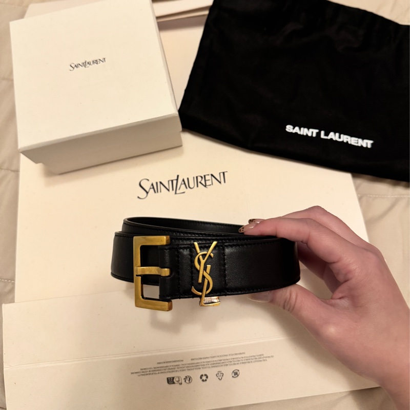 全配YSL經典款皮帶-0