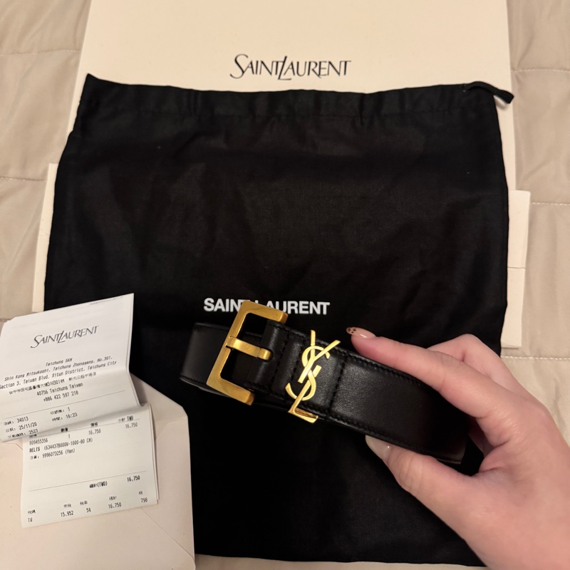 全配YSL經典款皮帶-2