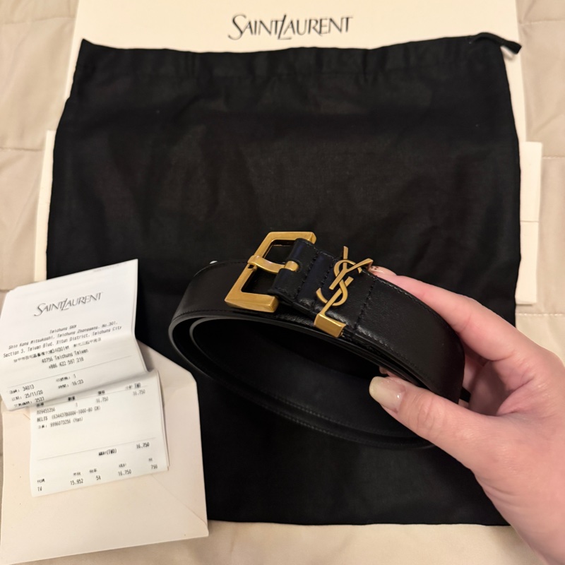 全配YSL經典款皮帶-3
