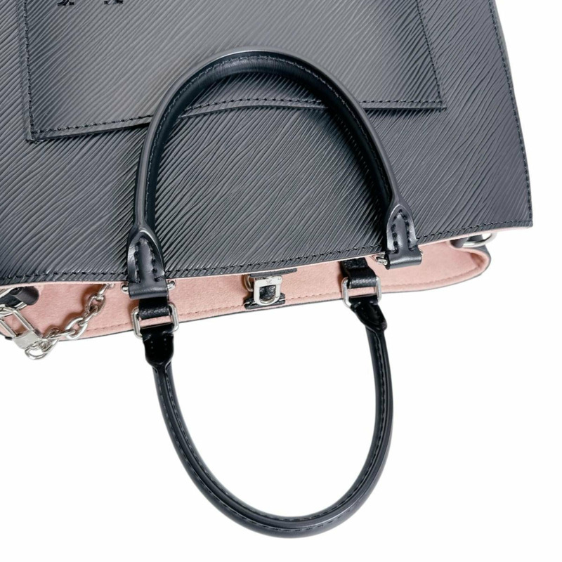 路易威登 Marel Tote BB Epi 皮革手提包 M59952 黑色-9