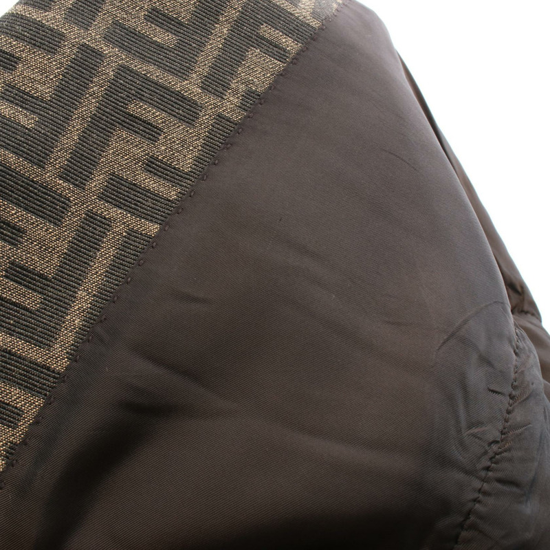 FENDI Zucca 修身西裝外套 #50 聚酯棕色 二手男款-6