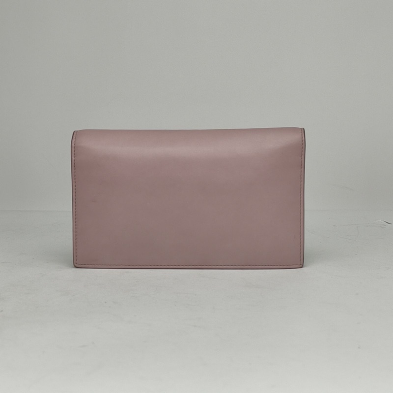 GUCCI InterlockWoc19粉色牛皮肩背包金扣-2