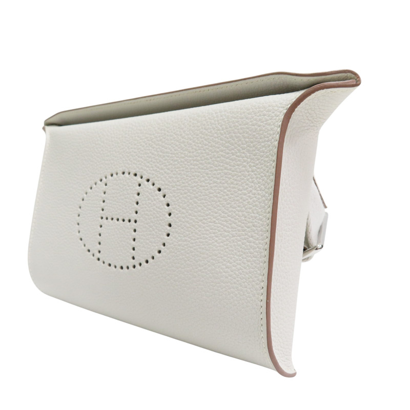 奶灰色 Togo牛皮 Videpoches 肩背包 B刻【HERMES 愛馬仕】-2