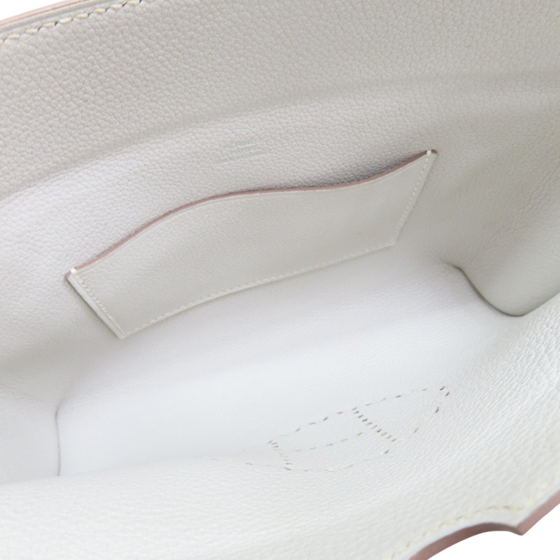 奶灰色 Togo牛皮 Videpoches 肩背包 B刻【HERMES 愛馬仕】-4