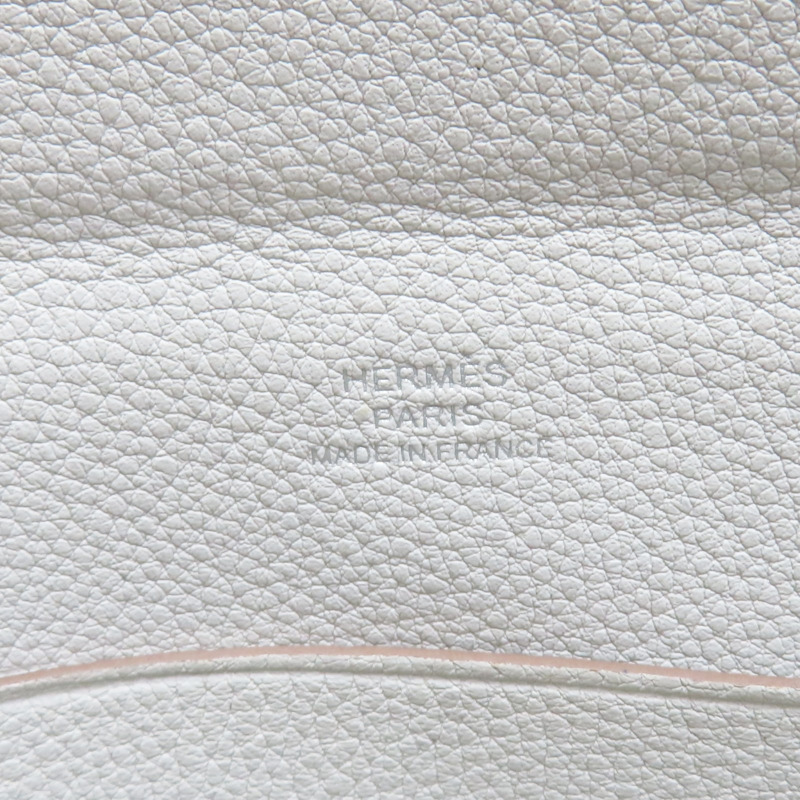 奶灰色 Togo牛皮 Videpoches 肩背包 B刻【HERMES 愛馬仕】-5