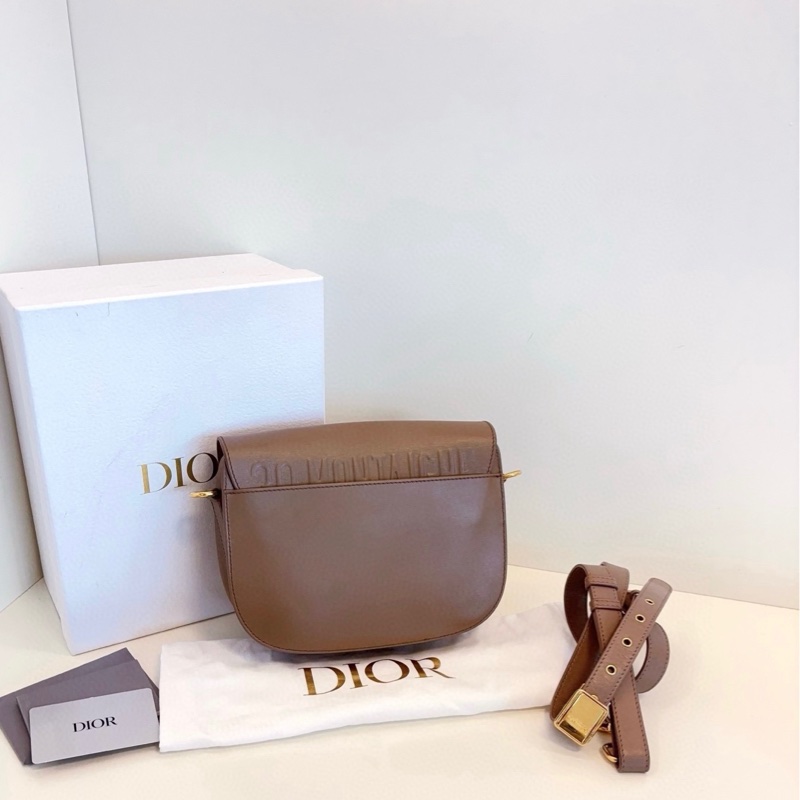 Dior 迪奧 bobby 中號 大象灰金扣-2