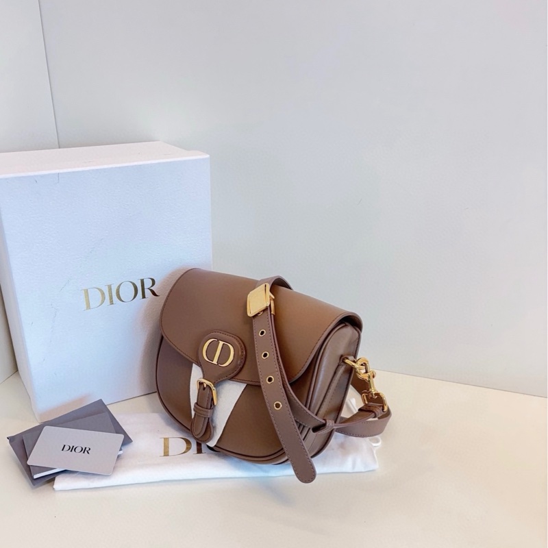 Dior 迪奧 bobby 中號 大象灰金扣-4