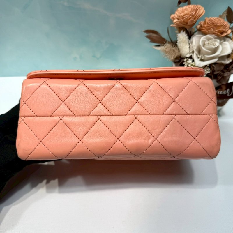 CHANEL mini金屬琺瑯手提鏈帶包-6