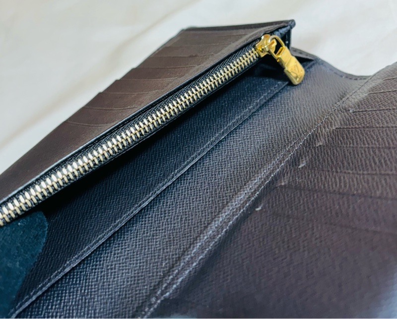 🔥附購證 稀有美品 LV 路易威登 Louis Vuitton限量拼色老花對開17卡零錢袋長夾-4