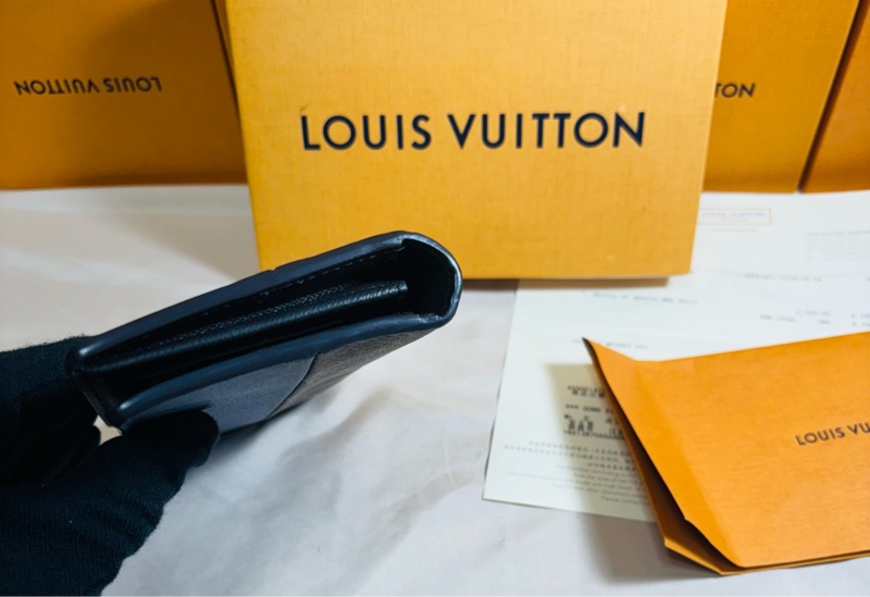 🔥附購證 稀有美品 LV 路易威登 Louis Vuitton限量拼色老花對開17卡零錢袋長夾-7